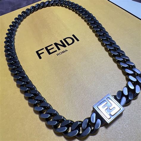 fendi メンズ ネックレス|フェンディ ファイブ ネックレス .